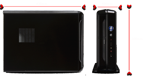 dimensions:435mm L x 104mm W x 355mm H