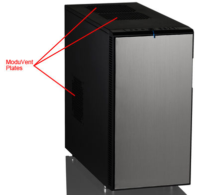 ModuVent design for optimal balance between silence and airflow