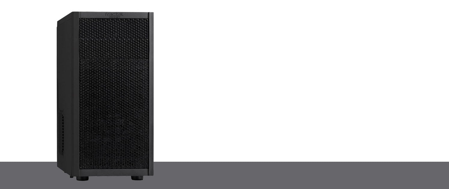 Fractal Design Core 1000 USB 3 - Mini Tower Computer Case - mATX - High  Airflow and Cooling - 1x 120mm Silent Fan Included - Brushed Aluminium -  Black : : Informatique