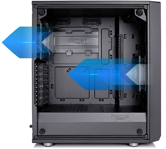 Meshify C Airflow Path Demo