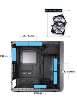 Fractal Design Focus G Grey Window - FD-CA-FOCUS-GY-W 