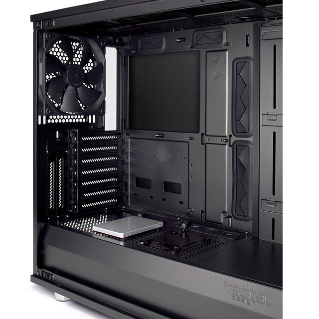 Meshify S2 unpacks the cover to see the internal structure, alternate SSD mounts and cleanly concealed cables