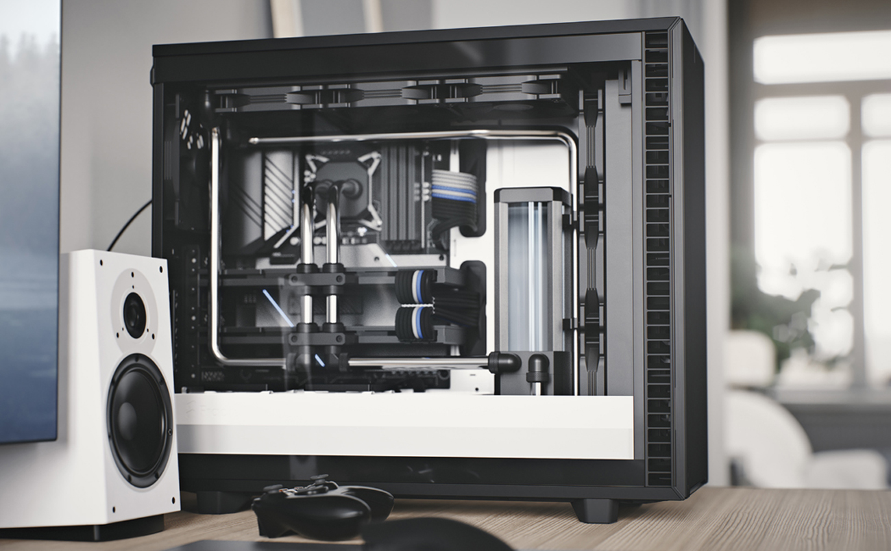 Fractal Define 7 case Internal structure display