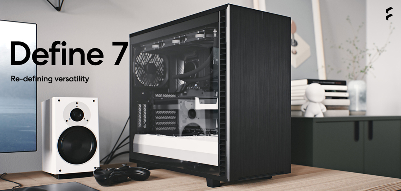 Fractal Define 7 case facing forward