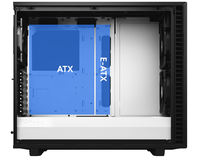 Fractal Define 7 GENEROUS SPACE