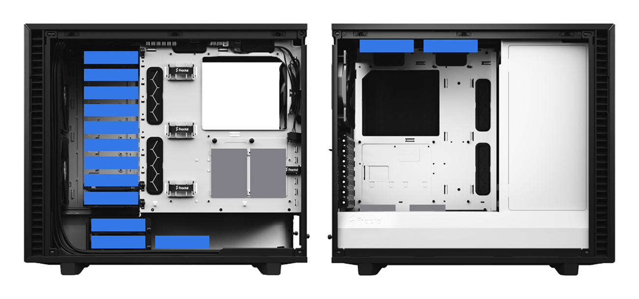 Fractal Define 7 case back view