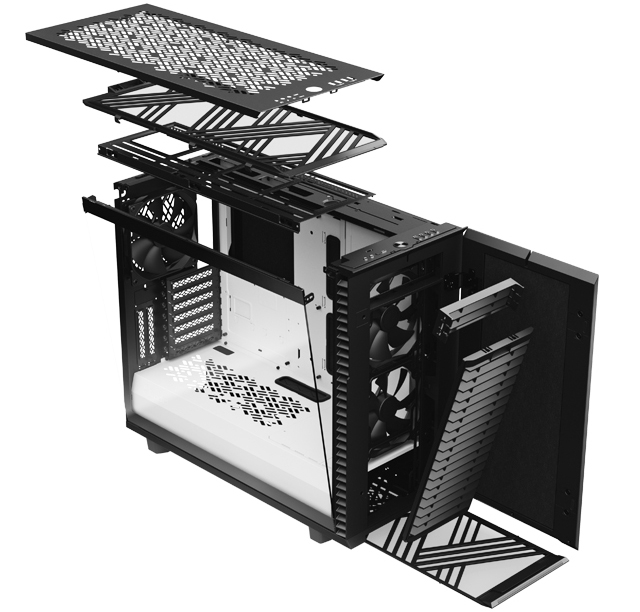 Fractal Define 7 case OPEN AND INTERCHANGEABLE