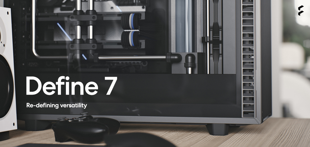 Fractal Define 7 case facing forward