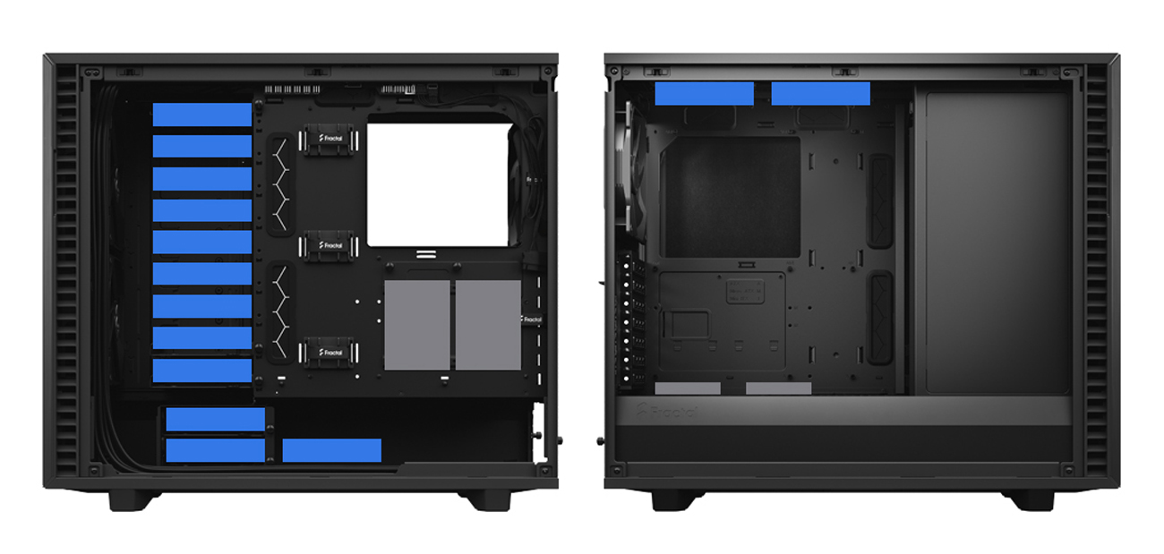 Fractal Define 7 case back view