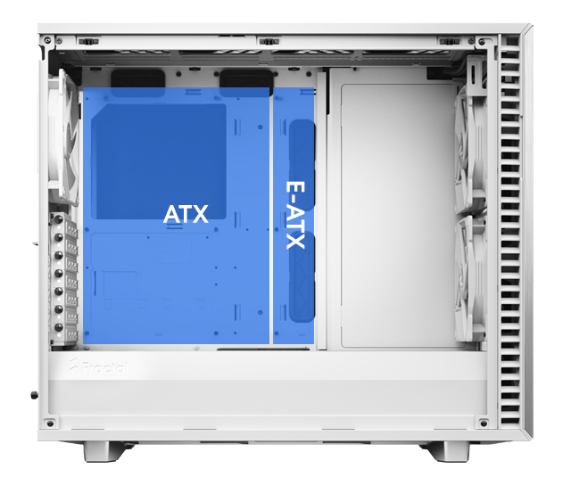 Fractal Define 7 GENEROUS SPACE