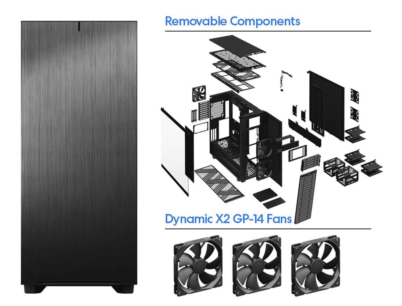 Fractal Define 7 XL case What's included
