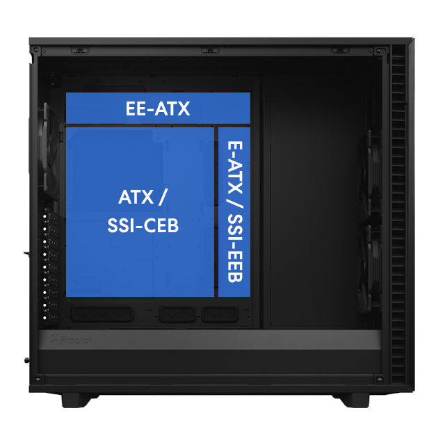 Fractal Define 7 XL case back view