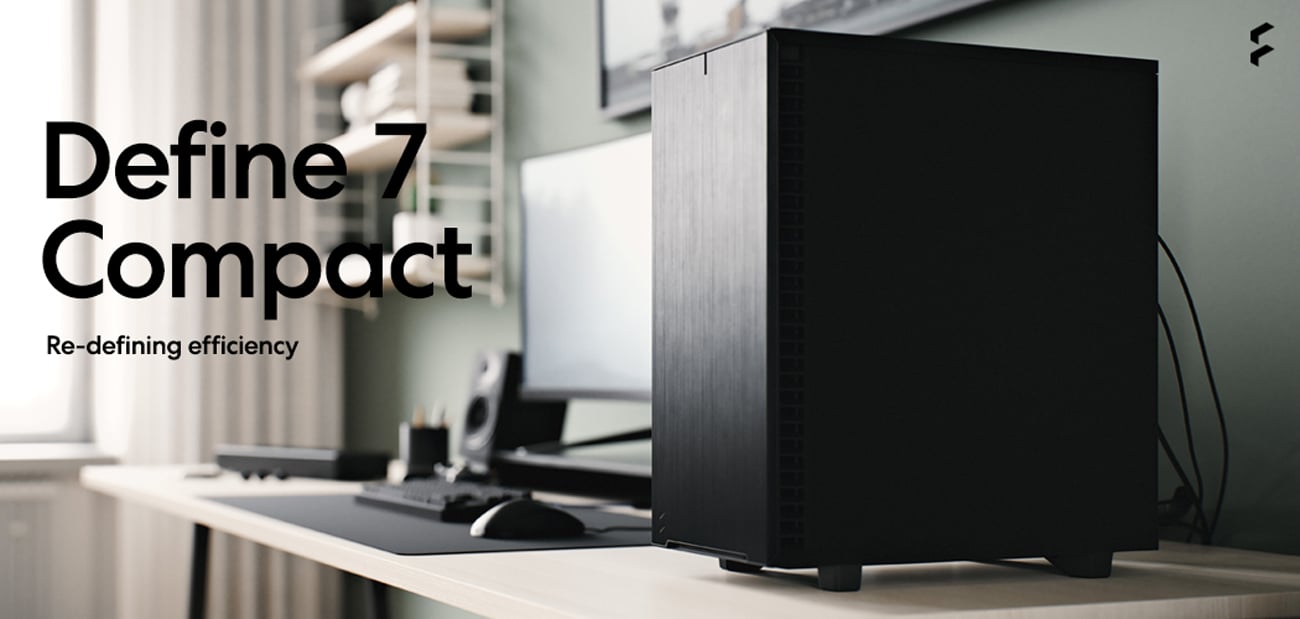 Boîtier PC Fractal Design Define 7 Compact Noir ATX avec panneau solide et  insonorisation - Fractal Design