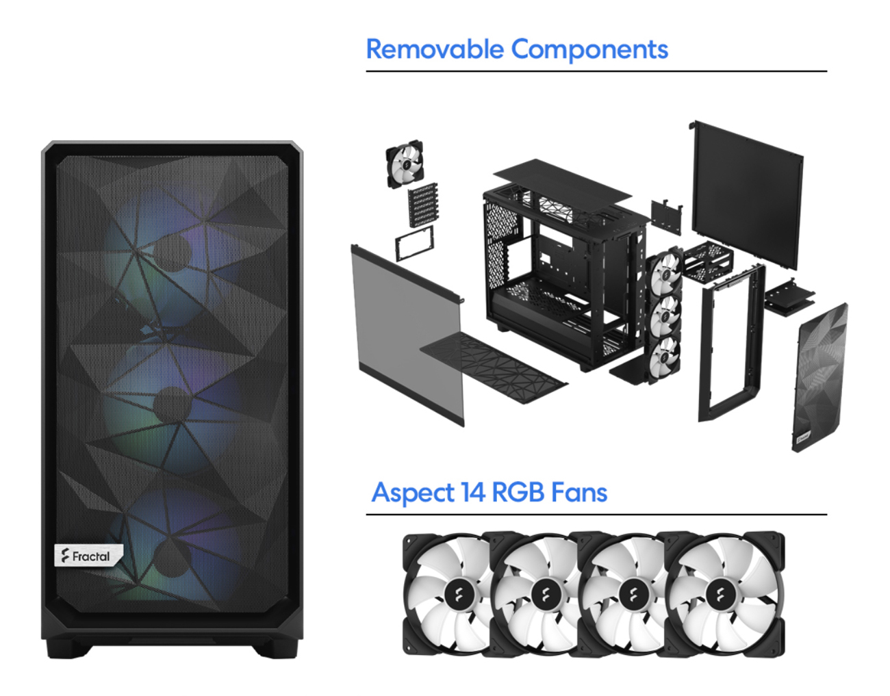 Fractal Design dévoile ses Meshify 2 RGB et Lite, détails et prix - GinjFo