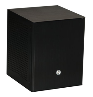 NeweggBusiness - DIYPC V3Plus-B Black Aluminum Mini-ITX Tower
