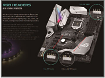 Compatible ASUS Aura motherboard