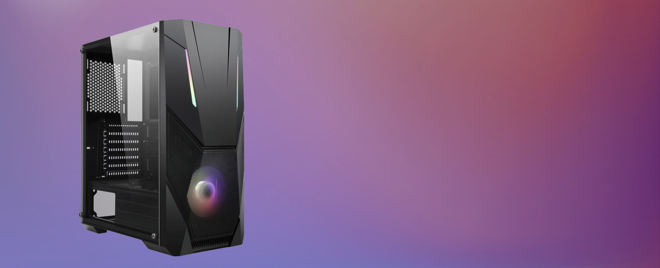 DIYPC Zetta-ARGB Black Steel ATX Mid Tower Computer Case - Newegg.com