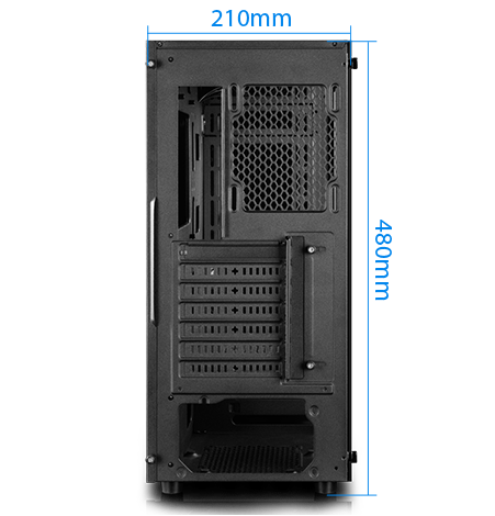 MATREXX 55 case facing away, showing its rear