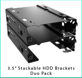 Stackable HDD Bays
