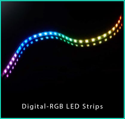 D-RGB LED Strip Combo