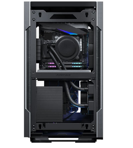 Phanteks Evolv Shift 2 Mini-ITX case, Tempered Glass Side Panels, Aluminum  Panels, D-RGB, Black 