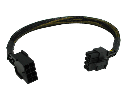 OKGEAR FC88-12BKS 12 8 pin PCI Express extension power cable