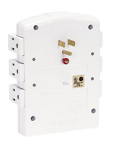 Innovera IVR71651 Wall Mount 6 Outlets 2160 Joules Surge Protector