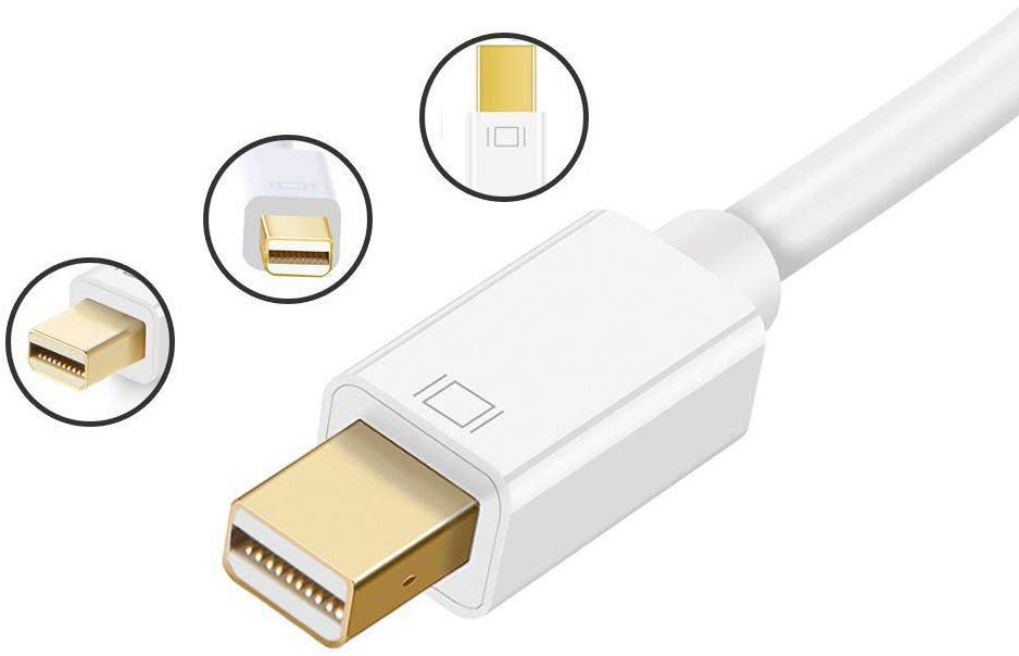 a close look at design detail of the gold-plated connectors
