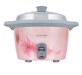 TATUNG Indirect Multi-Functional Mini Rice Cooker, Steamer and Warmer