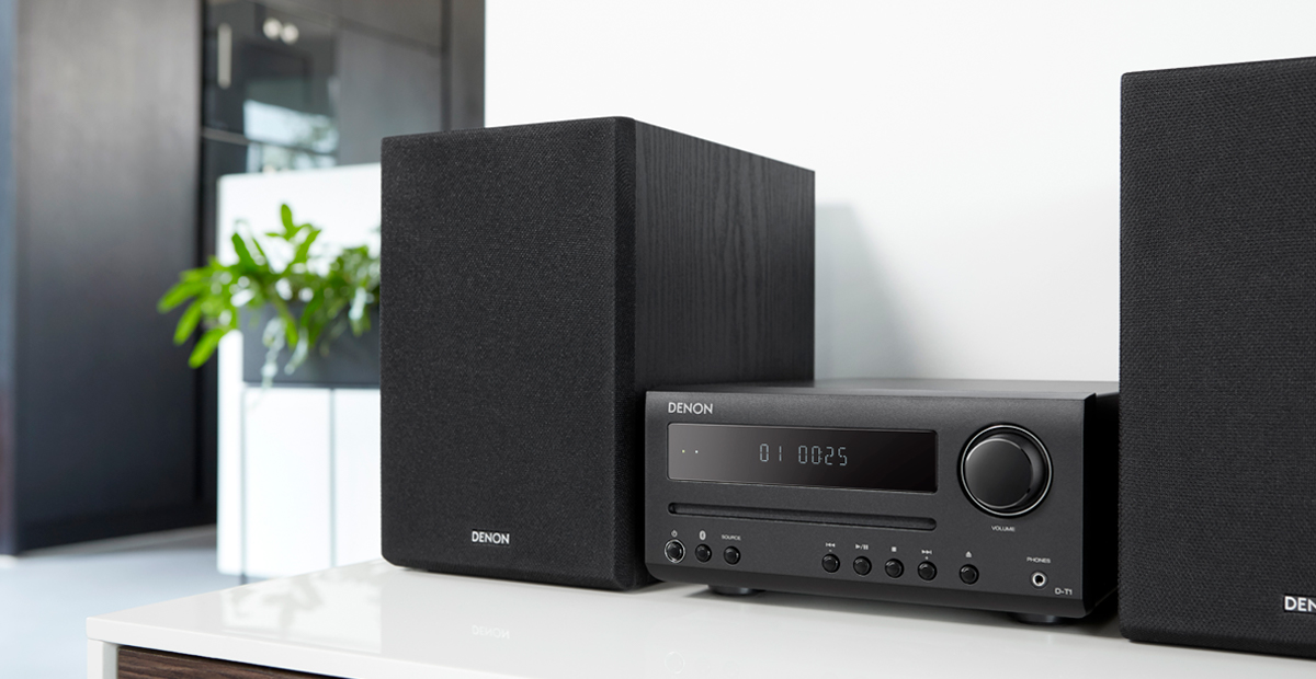 Denon D-T1 Hi-Fi Mini System with CD and Bluetooth - Newegg.com