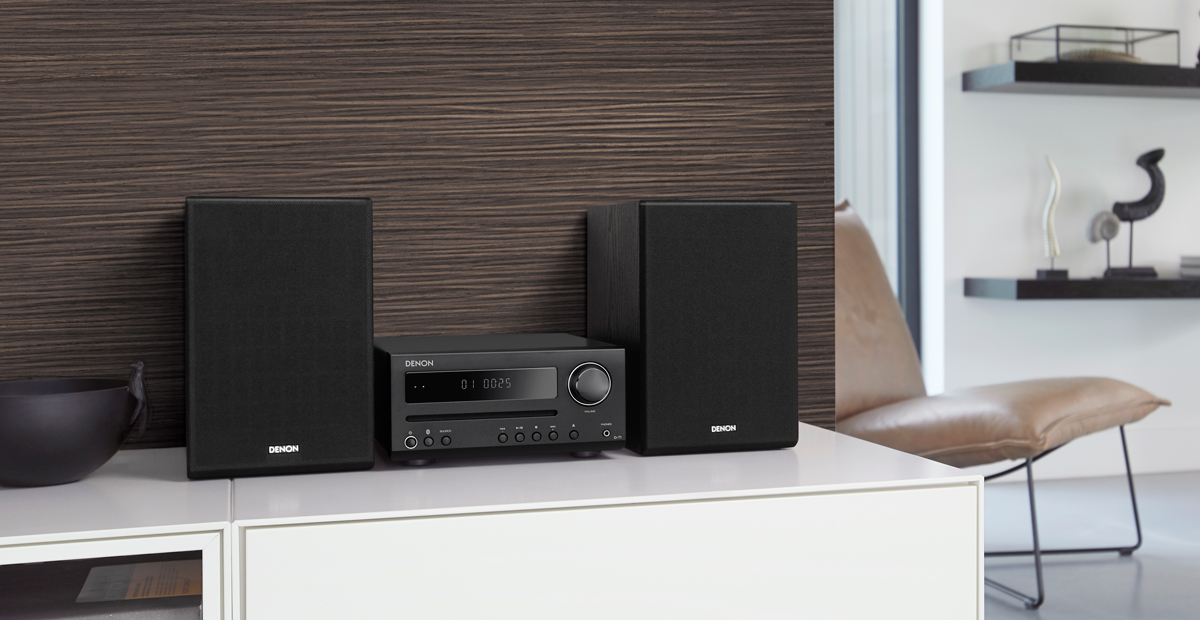 Denon D-T1 Hi-Fi Mini System with CD and Bluetooth - Newegg.com