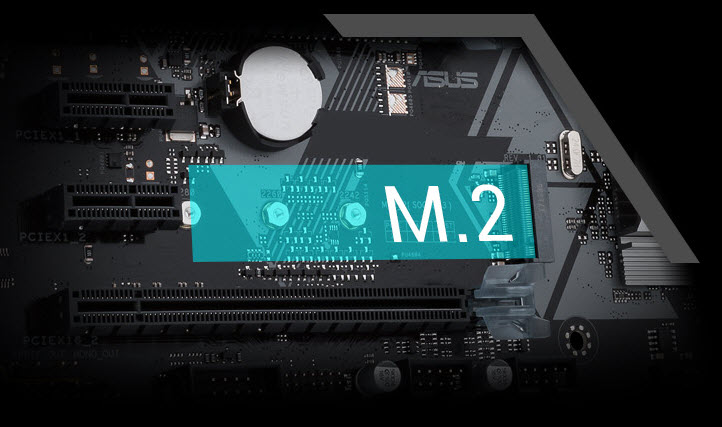 the M-key M.2 slot