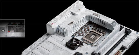 ASUS TUF Z97 Mark S Motherboard Review: The Arctic Camo