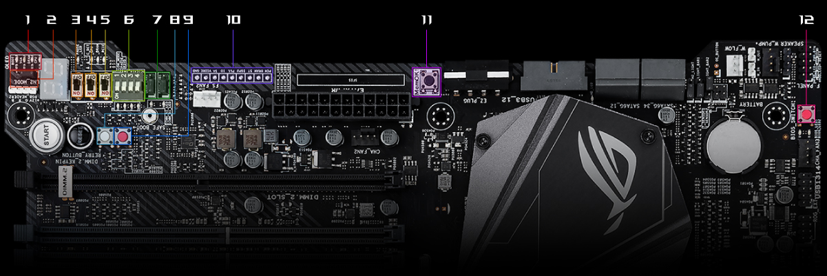  Stylized texts reading as “CPU frequency 7.383 GHz”  