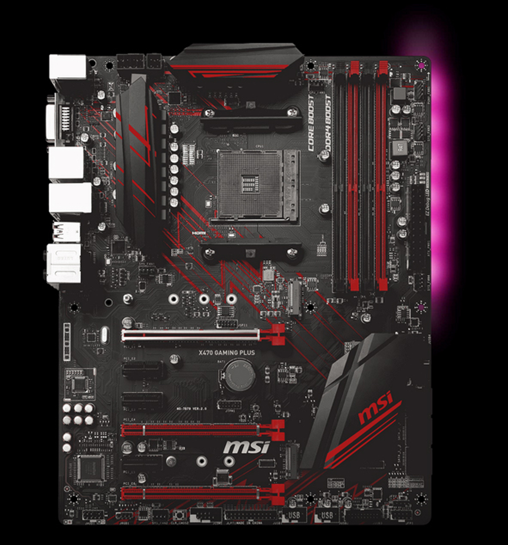 Refurbished: MSI PERFORMANCE GAMING X470 GAMING PLUS AM4 ATX AMD