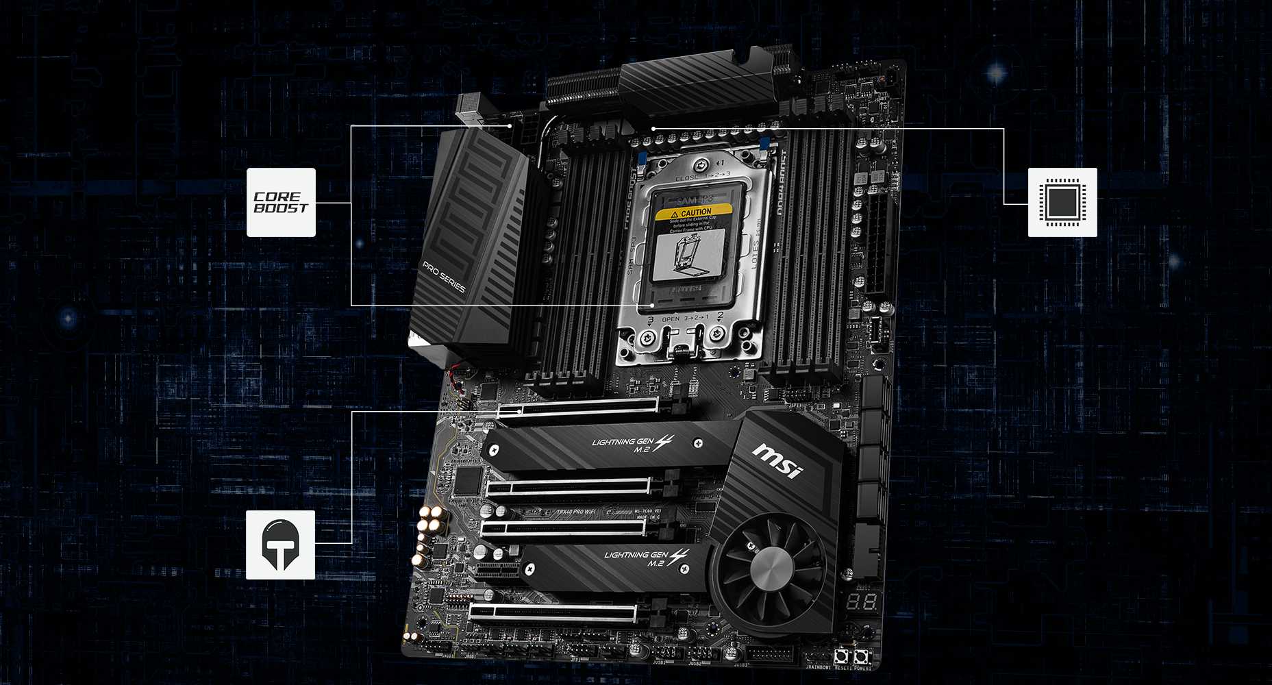 TRX40 PRO WIFI motherboard