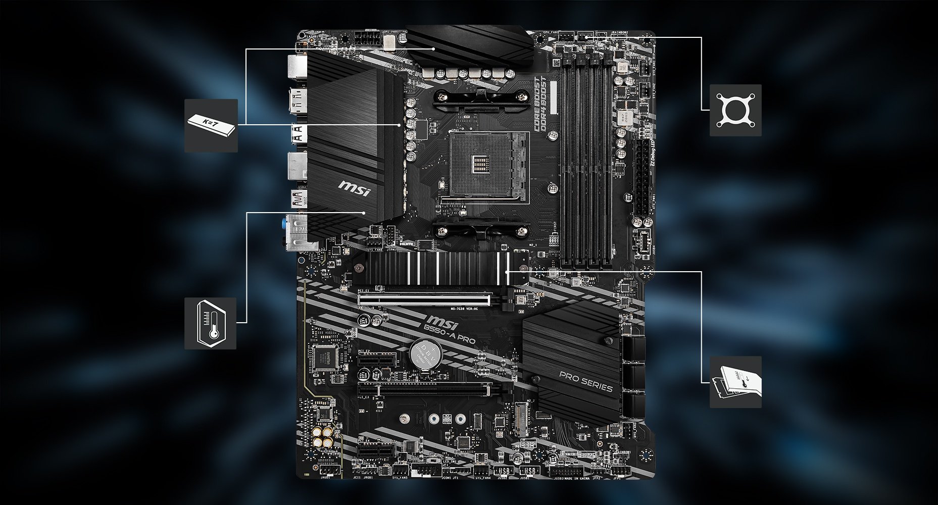 B550-A PRO motherboard 