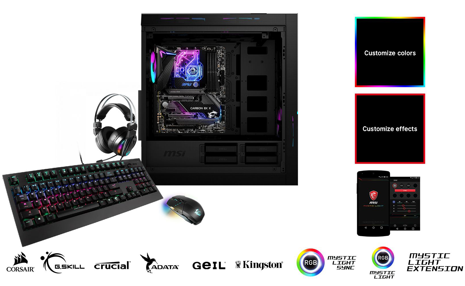 MSI MPG Z490 CARBON EK X LGA 1200 ATX Intel Motherboard