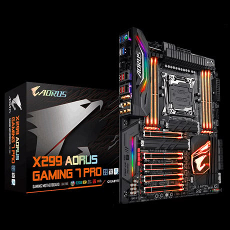 GIGABYTE X299 AORUS Gaming 7 Pro LGA 2066 ATX Intel Motherboard