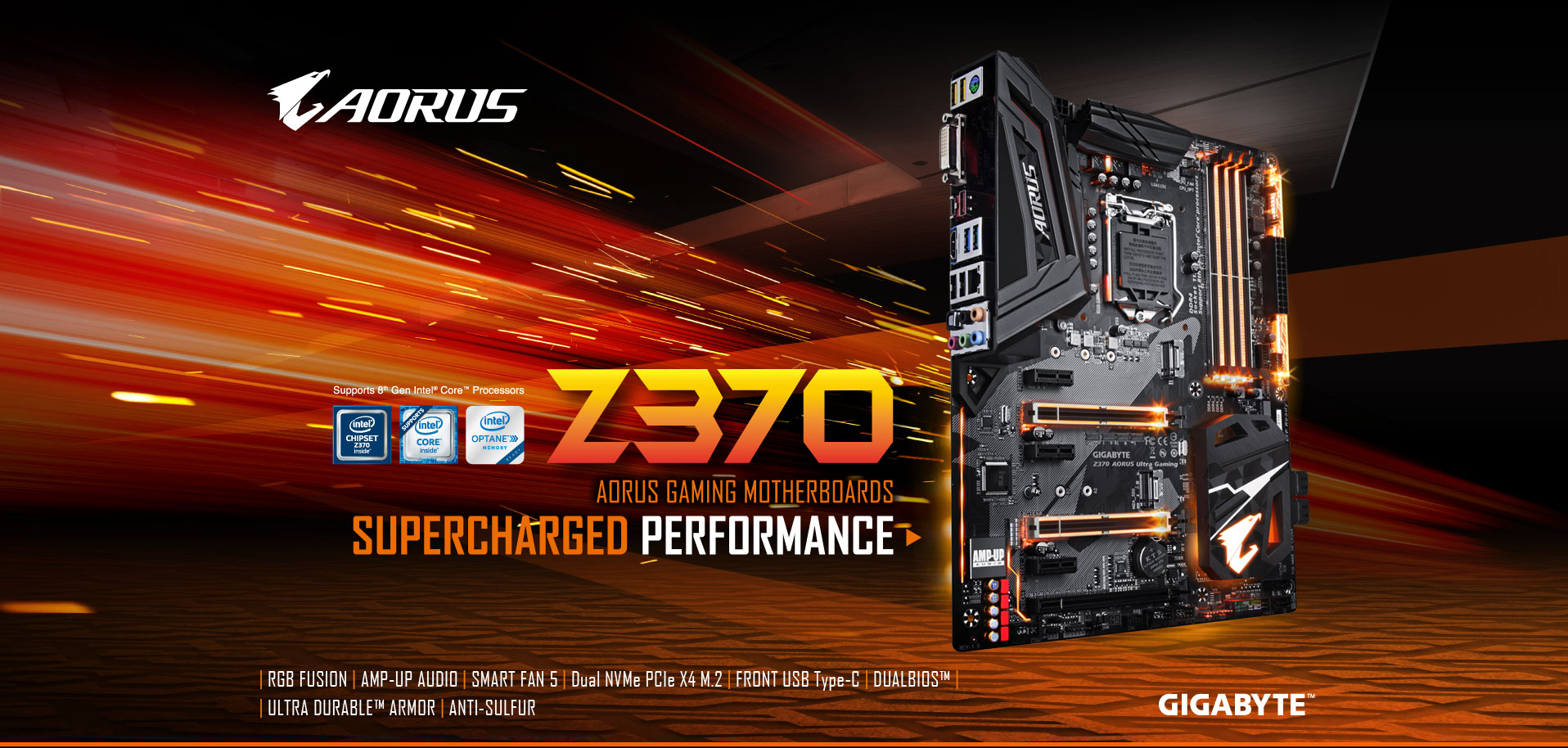 GIGABYTE Z370 AORUS Ultra Gaming Intel Motherboard