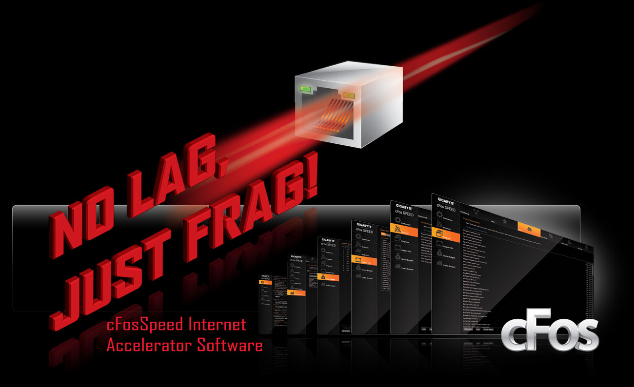 Intel GbE LAN with cFosSpeed Internet Accelerator Networking