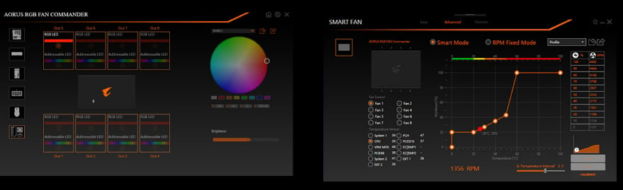 Graphical UI for Smart Fan and RGB Fan Commander