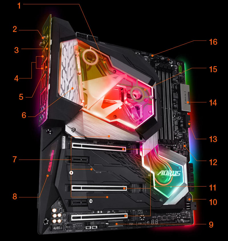 Gigabyte z390 aorus xtreme sale waterforce 5g