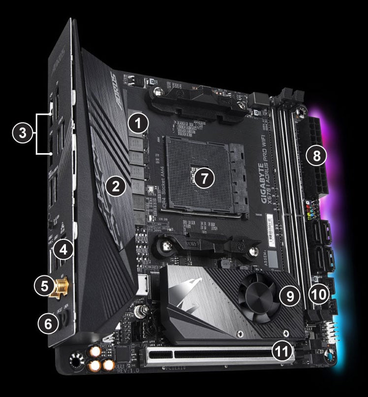 GIGABYTE X570 I AORUS PRO WIFI AMD Ryzen 3000 PCIe 4.0 AMD X570