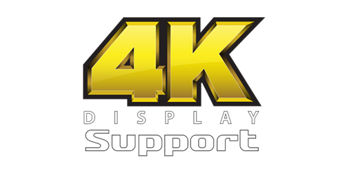 Logo of 4K display support   