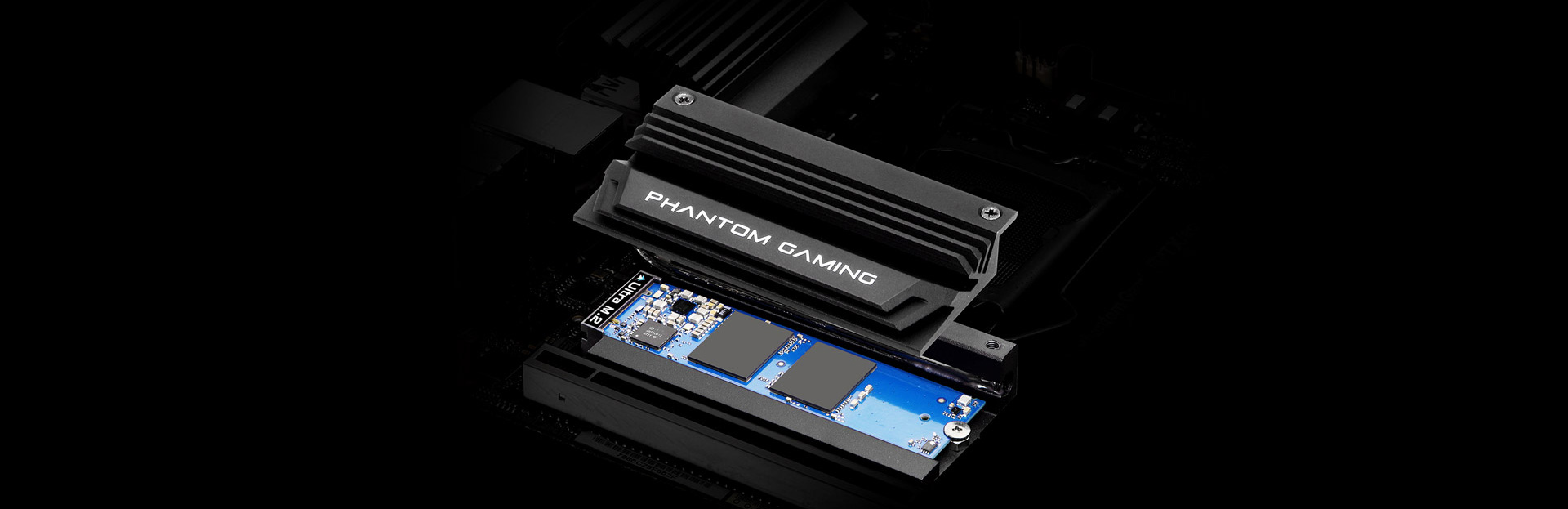 ASRock z390 Motherboard's Phantom Gaming Heat Sink Cover