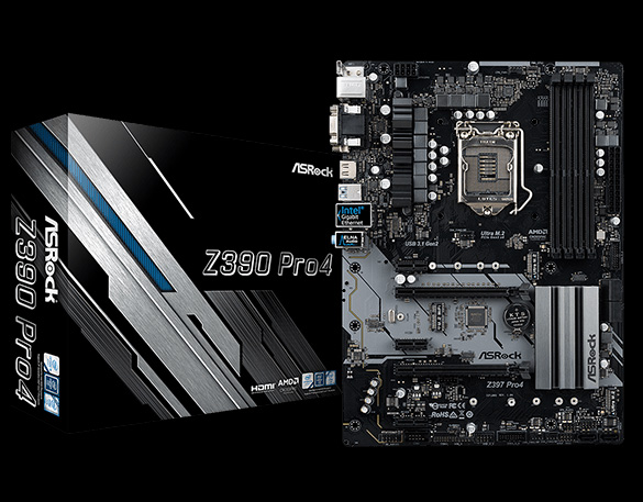 ASRock Z390 Pro4 ATX Intel Motherboard - Newegg.com