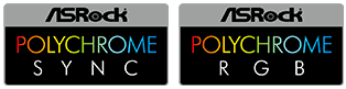 POLYCHROME SYNC AND RGB Logos