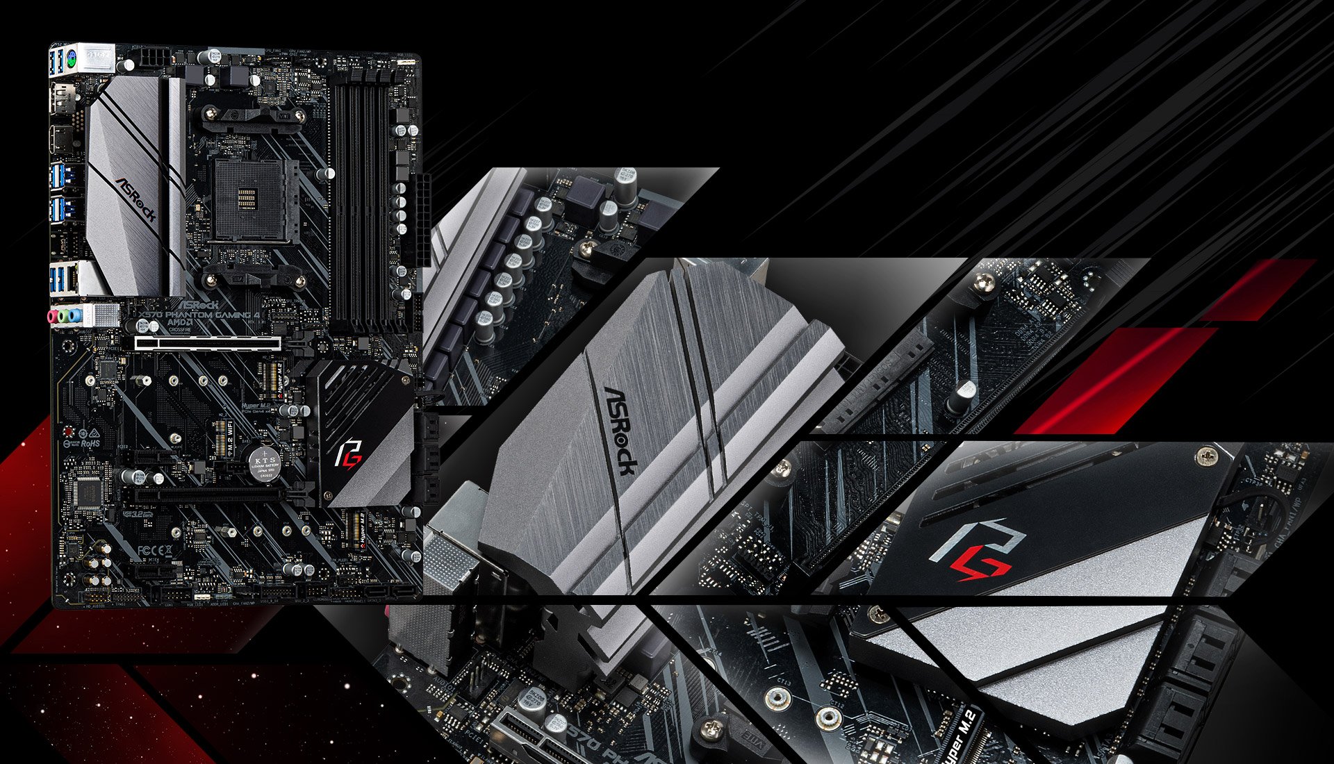ASRock X570 PHANTOM GAMING 4 ATX AMD Motherboard - Newegg.com