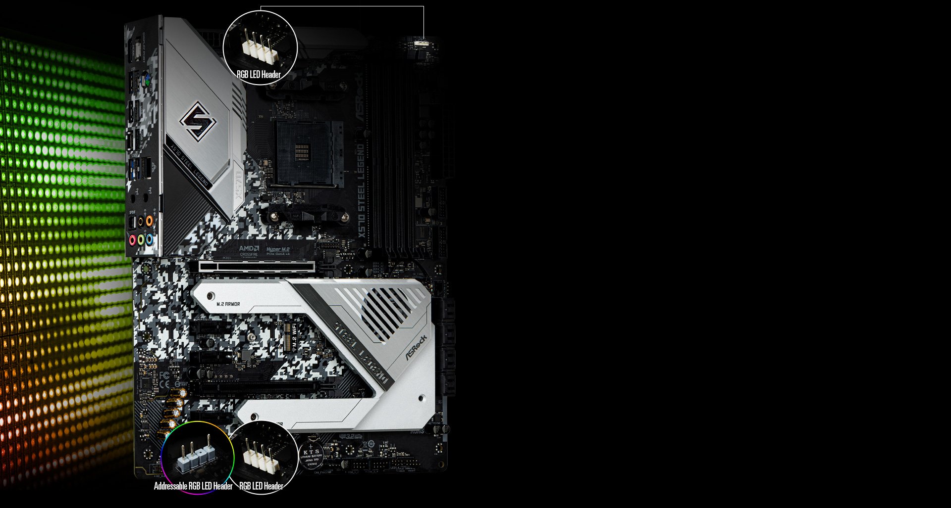 ASRock X570 STEEL LEGEND AM4 ATX AMD Motherboard - Newegg.com